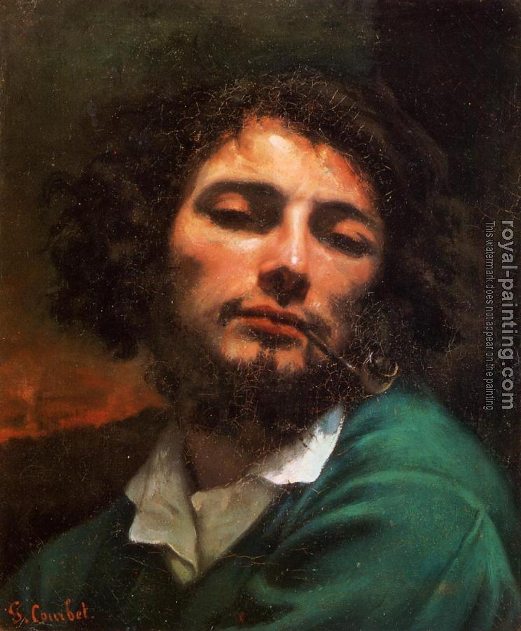 Gustave Courbet : Portrait of the Artist (Man with a Pipe)